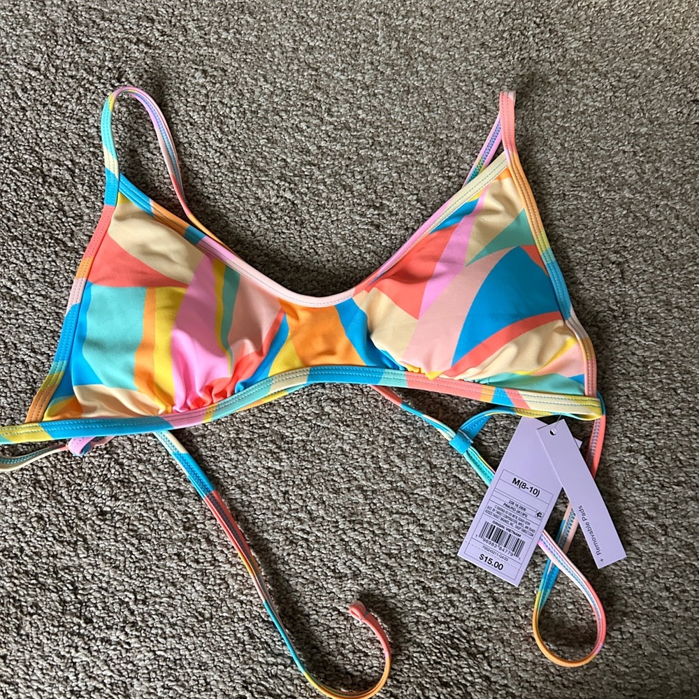 Colorful juniors Swim Top